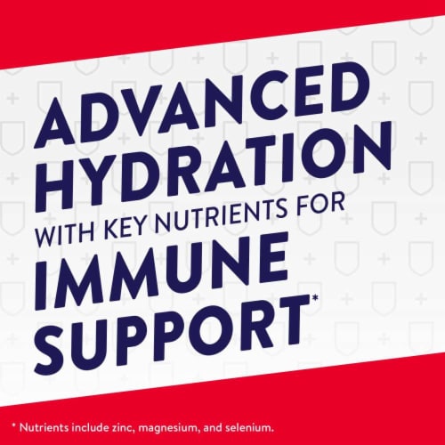Pedialyte® with Immune Support Cherry Electrolyte Solution Drink Perspective: back