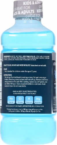 Pedialyte® Fast Hydration Iced Berry Electrolyte Solution Perspective: back