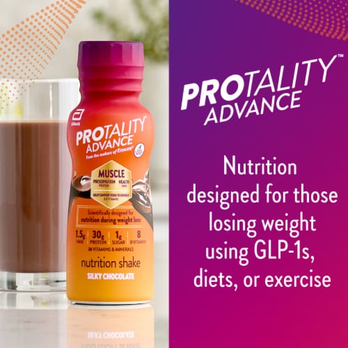 Protality™ Advance Silky Chocolate Nutrition Shake Multipack Perspective: back