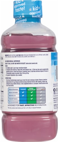 Pedialyte® Grape Electrolyte Solution Drink Perspective: back