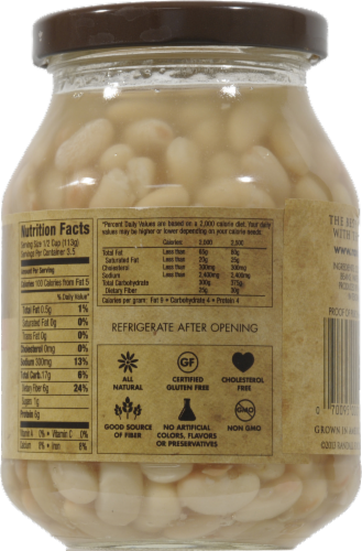 Randall Deluxe Fully Cooked Great Northern Beans Perspective: back