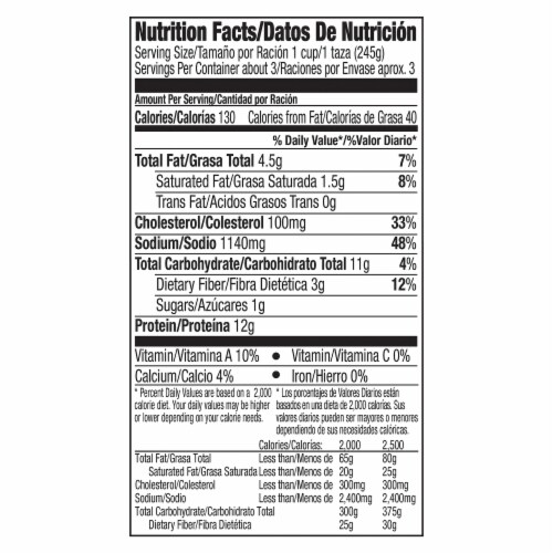 Juanita’s Foods Ready to Serve Hot & Spicy Menudo Soup, 25 oz Can Perspective: back