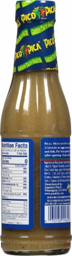 Pico Pica® Medium Green Taco Sauce Perspective: back
