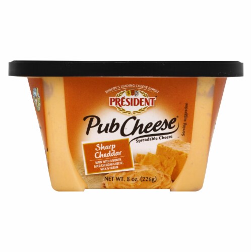 President Pub Cheese Cheese 8 oz Perspective: back