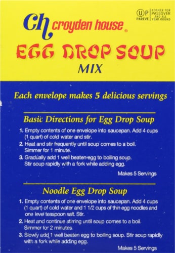 Croyden House® Egg Drop Soup Mix Perspective: back