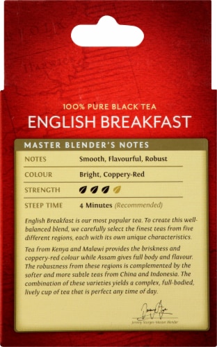 Twinings English Breakfast Tea Bags Trial Pack Perspective: back