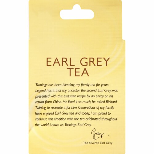 Twinings of London Earl Grey Tea Bags Perspective: back