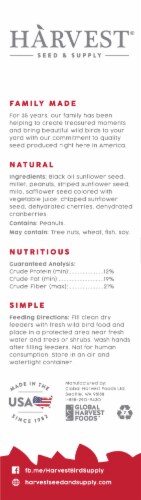 Harvest Seed & Supply Red Berry & Nut Wild Bird Food Perspective: back