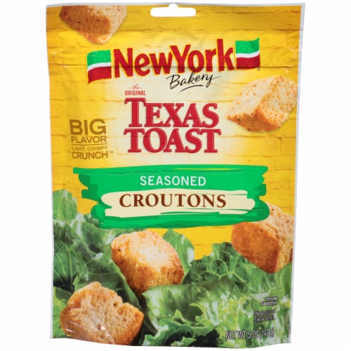 New York Bakery Texas Toast Seasoned Croutons Perspective: back