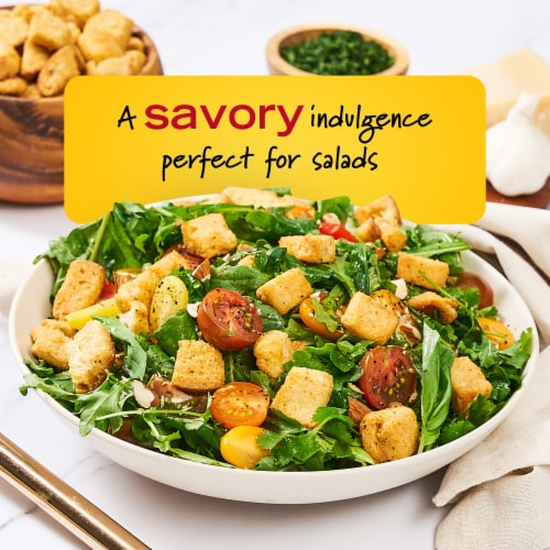 New York Bakery Texas Toast Seasoned Croutons Perspective: back