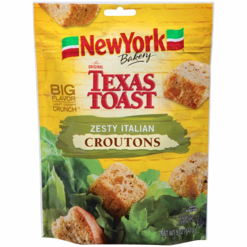 New York Bakery Texas Toast Zesty Italian Croutons Perspective: back