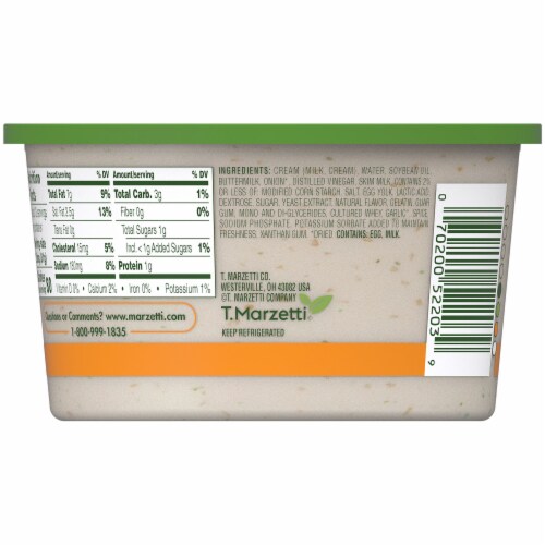 Marzetti French Onion Vegetable Dip Perspective: back