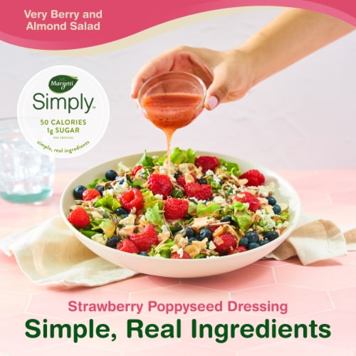 Marzetti Simply Strawberry Poppyseed Dressing Perspective: back