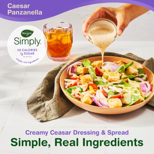 Marzetti Simply Creamy Caesar Dressing Perspective: back