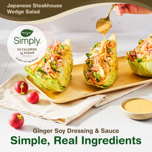 Marzetti® Simply™ Ginger Soy Salad Dressing Perspective: back