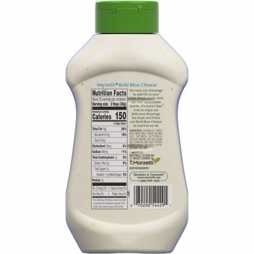 Marzetti Bold Blue Cheese Dressing Perspective: back