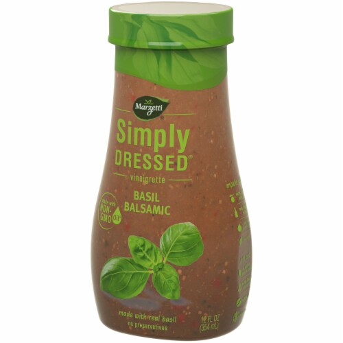 Marzetti Simply Dressed Basil Balsamic Vinaigrette Dressing Perspective: back