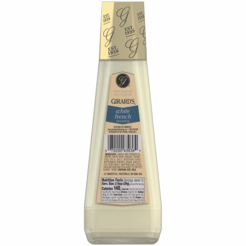 Girard's White French Dressing Perspective: back