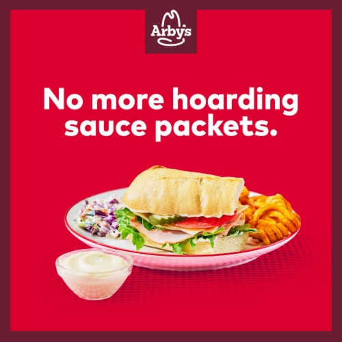 Arby's Horsey Sauce Perspective: back