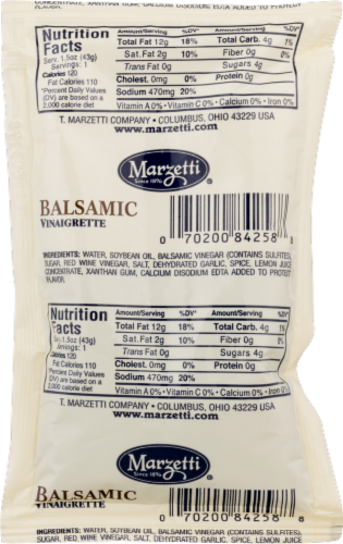 Marzetti Balsamic Vinaigrette Perspective: back