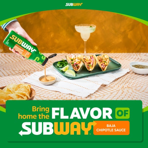 Subway Baja Chipotle Sauce Perspective: back