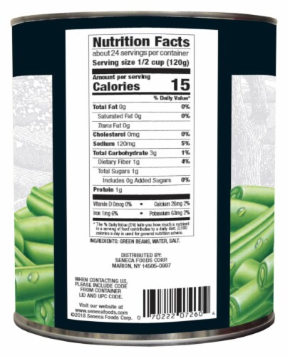 Hart Brand® Cut Green Beans Perspective: back