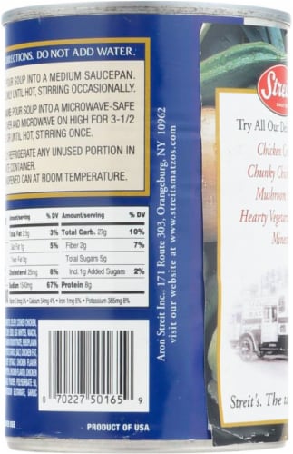 Streit's® Chunky Chicken Noodle Soup Perspective: back