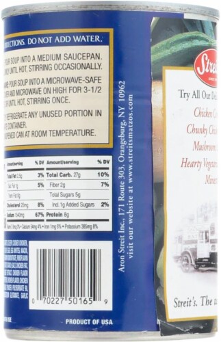 Streit's® Chunky Chicken Noodle Soup Perspective: back