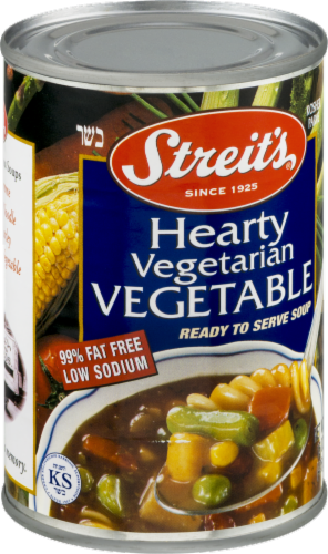 Streit's® Hearty Vegetarian Vegetable Soup Perspective: back