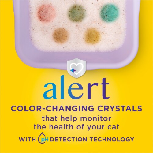 Purina Tidy Cats Tidy Care Alert Health Monitoring Litter with Silica Crystals Perspective: back