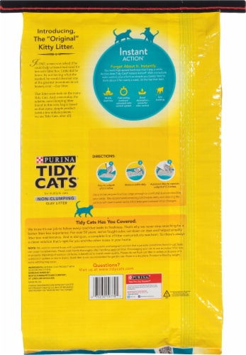 Tidy Cats® Instant Action Non-Clumping Cat Litter Perspective: back