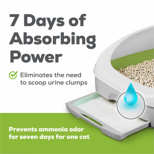 Purina Tidy Cats Breeze Litter System Cat Pad Refills Pack Tidy Cats Cat Litter Pads Perspective: back