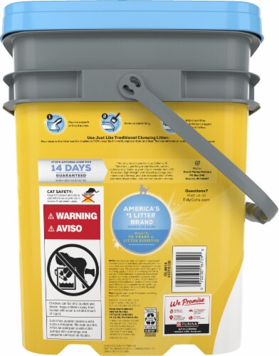 Purina® Tidy Cats® LightWeight Glade® Clear Springs® Scented Multi-Cat Clumping Litter Perspective: back