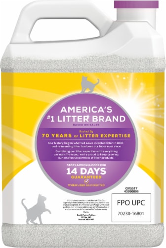 Tidy Cats LightWeight Glade Clean Blossoms Dust Free Clumping Multi-Cat Litter Perspective: back