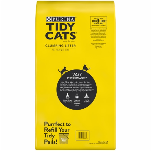 Purina® Tidy Cats® Multiple Cat Clumping Litter Perspective: back