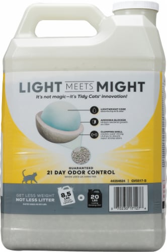 Purina® Tidy Cats® Light Weight Low Dust Clumping 4-in-1 Strength Cat Litter Jug Perspective: back