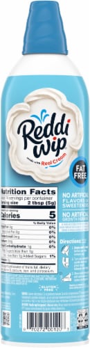 Reddi Wip® Fat Free Whipped Topping Perspective: back