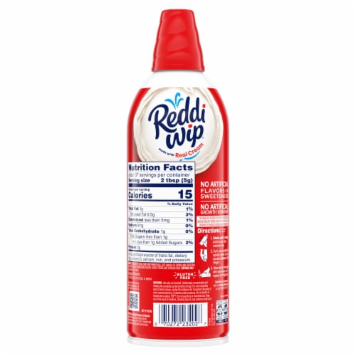Reddi Wip® Original Dairy Whipped Cream Topping Perspective: back
