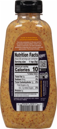 Koops' Honey Dijon Mustard Perspective: back