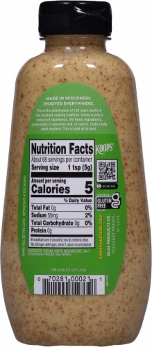 Koops'™ Horseradish Mustard Perspective: back