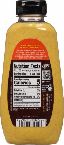 Koops Spicy Brown Mustard Perspective: back
