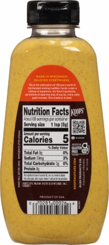 Koops Spicy Brown Mustard Perspective: back