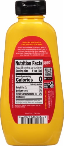Koops'™ Original Yellow Mustard Perspective: back