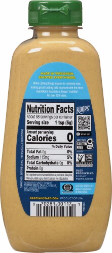 Koops'™ Organic Dijon Mustard Perspective: back