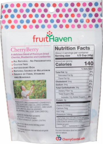 fruitHaven CherryBerry Blend Perspective: back