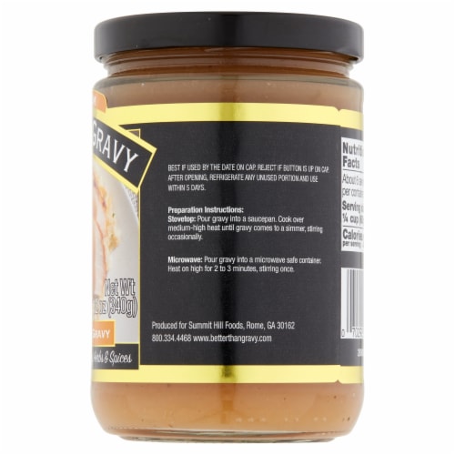 Better Than Gravy Roasted Turkey Gravy Perspective: back