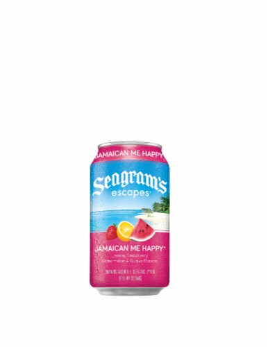 Seagram's Escapes Jamaican Me Happy Flavored Hard Beverage Perspective: back