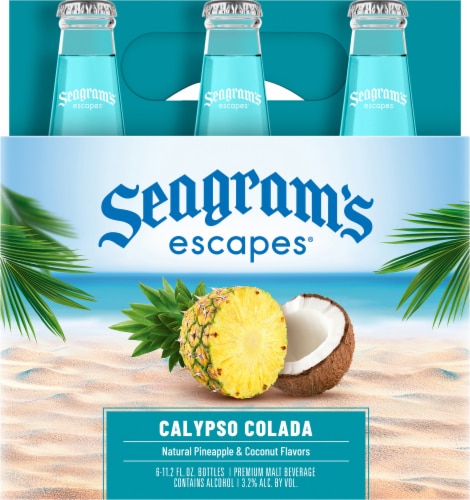 Seagram's Calypso Colada Ready to Drink Cocktail Perspective: back