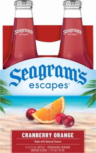 Seagram's Escapes Cherry Italian Ice Flavored Hard Beverage Perspective: back