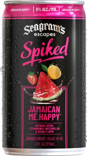 Seagram's Escapes Spiked® Jamaican Me Happy Flavored Hard Beverage Single Can Perspective: back